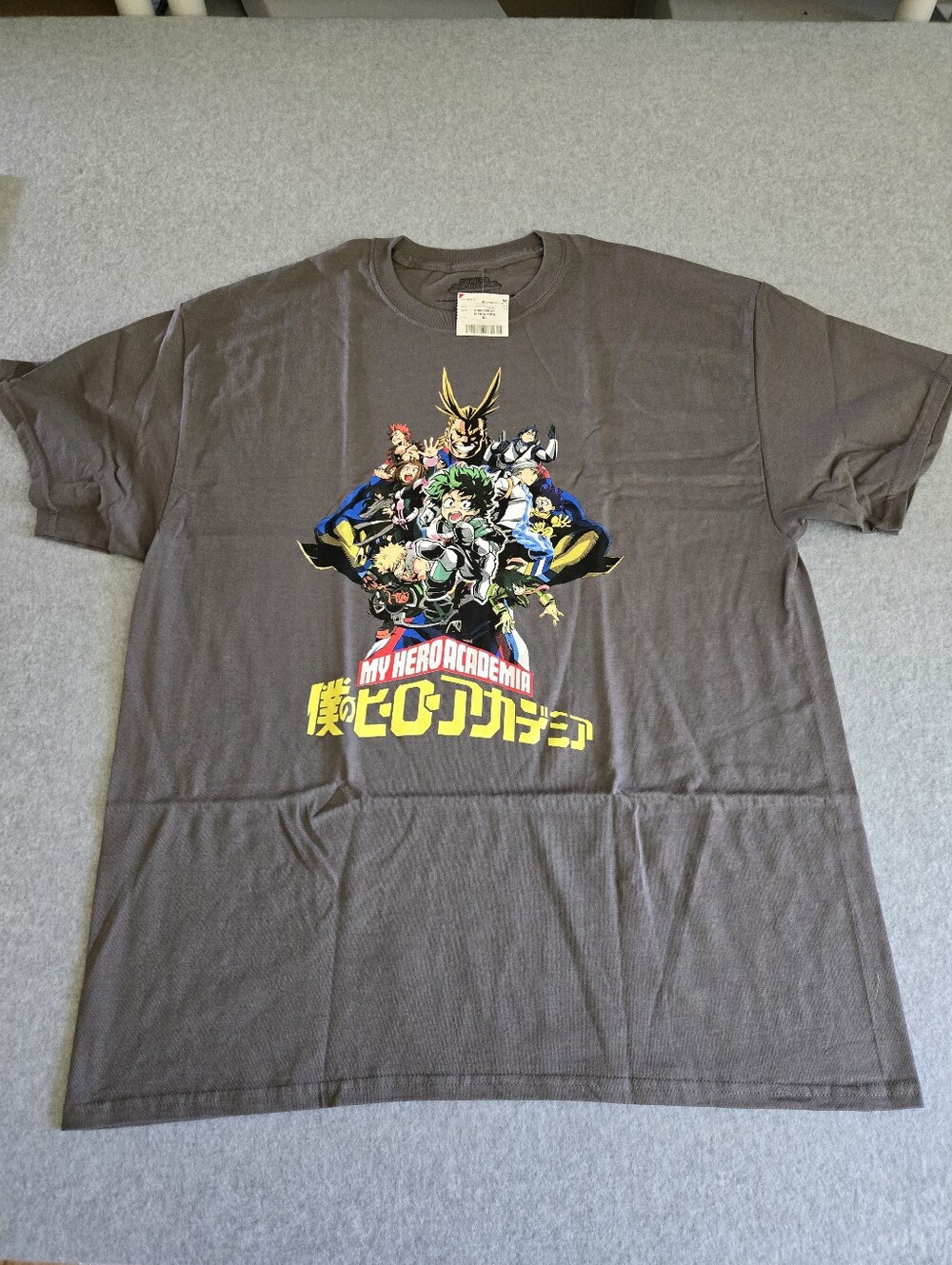 My Hero Academia New Adult T-Shirt - Giant Attacking Over Logo
